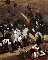 Rehearsal of the Pas de Loup Orchestra at the Cirque d-Hiver, 1878, sargent