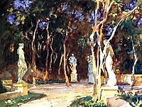 Shady Paths, 1917, sargent