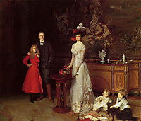 Sir George Sitwell, Lady Ida Sitwell and Family, 1900, sargent