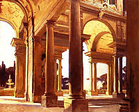 A Study of Architecture, Florence, 1910, sargent