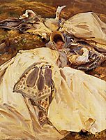 Two Girls in White Dresses, 1909-1911, sargent