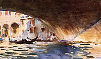 Under the Rialto Bridge, 1909, sargent