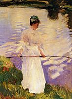 Violet Fishing, 1889, sargent