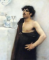 Young Man in Reverie, 1876, sargent
