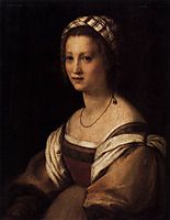 Lucrezia di Baccio del Fede, the Artist-s Wife, 1514, sarto