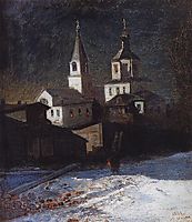 Church of Elijah the ordinary in Moscow, 1882, savrasov