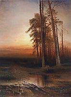 Evening, 1877, savrasov