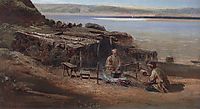 Fishermen on the Volga, 1872, savrasov