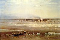 Flooding of the Volga river near Yaroslavl, 1871, savrasov