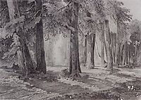 In the park, 1858, savrasov