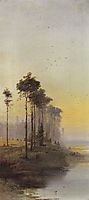 Landscape with pines, savrasov