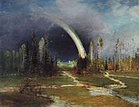 Landscape with a Rainbow, 1881, savrasov