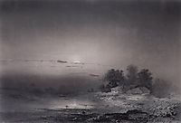 Moonlit Night, 1853, savrasov