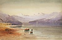 Mountain Lake. Switzerland, 1864, savrasov