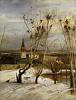 The Rooks Have Arrived, 1871, savrasov