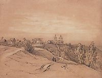 Sparrow Hills near Moscow, c.1850, savrasov