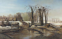 A spring day, 1873, savrasov