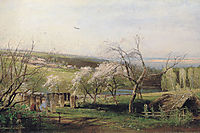 Spring, Village View, 1867, savrasov