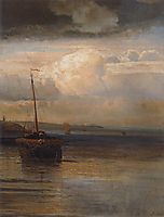 Volga. Landscape, 1870, savrasov