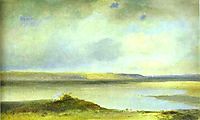 The Volga River. Vistas, c.1875, savrasov