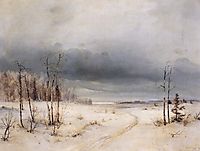 Winter, c.1870, savrasov