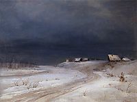 Winter Landscape, c.1890, savrasov
