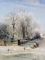 Winter landscape. Moscow, 1873, savrasov