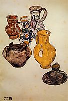 Ceramics, 1918, schiele