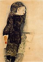Child in Black, 1911, schiele