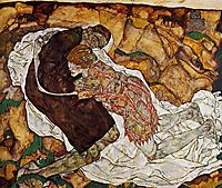 Death and the Maiden, 1915, schiele