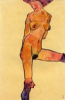 Female Nude, 1910, schiele