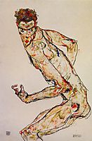 Fighter, 1913, schiele