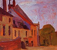 Houses on the Town Square in Klosterneuberg, 1908, schiele