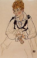 Madame Schiele, 1917, schiele