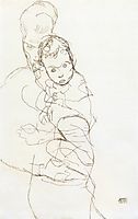 Mother and Child, 1914, schiele