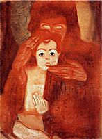 Mother and Child (Madonna), 1908, schiele