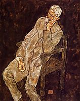 Portrait of an Old Man (Johann Harms), 1916, schiele