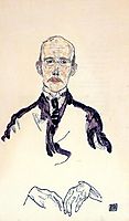 Portrait of Karl Maylander, 1917, schiele