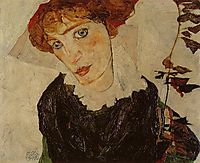 Portrait of Valerie Neuzil, 1912, schiele