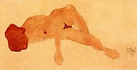 Reclining Female Nude, 1908, schiele