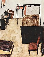 Schiele-s Room in Neulengbach, 1911, schiele