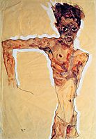 Self Portrait, 1911, schiele