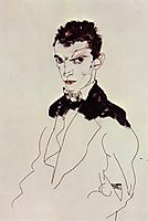 Self Portrait, 1912, schiele