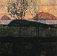 Setting Sun, 1913, schiele