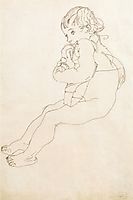 Sitting Child, 1916, schiele