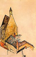Spitalskirche, Molding, 1918, schiele