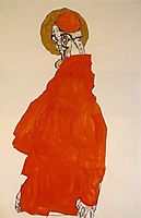 Standing Figure with Halo, 1913, schiele