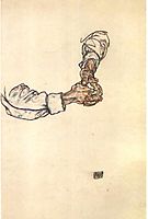 Study of hands, 1913, schiele