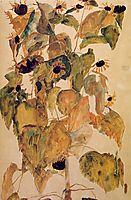 Sunflowers, 1911, schiele
