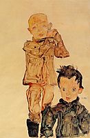 Two Boys, 1910, schiele